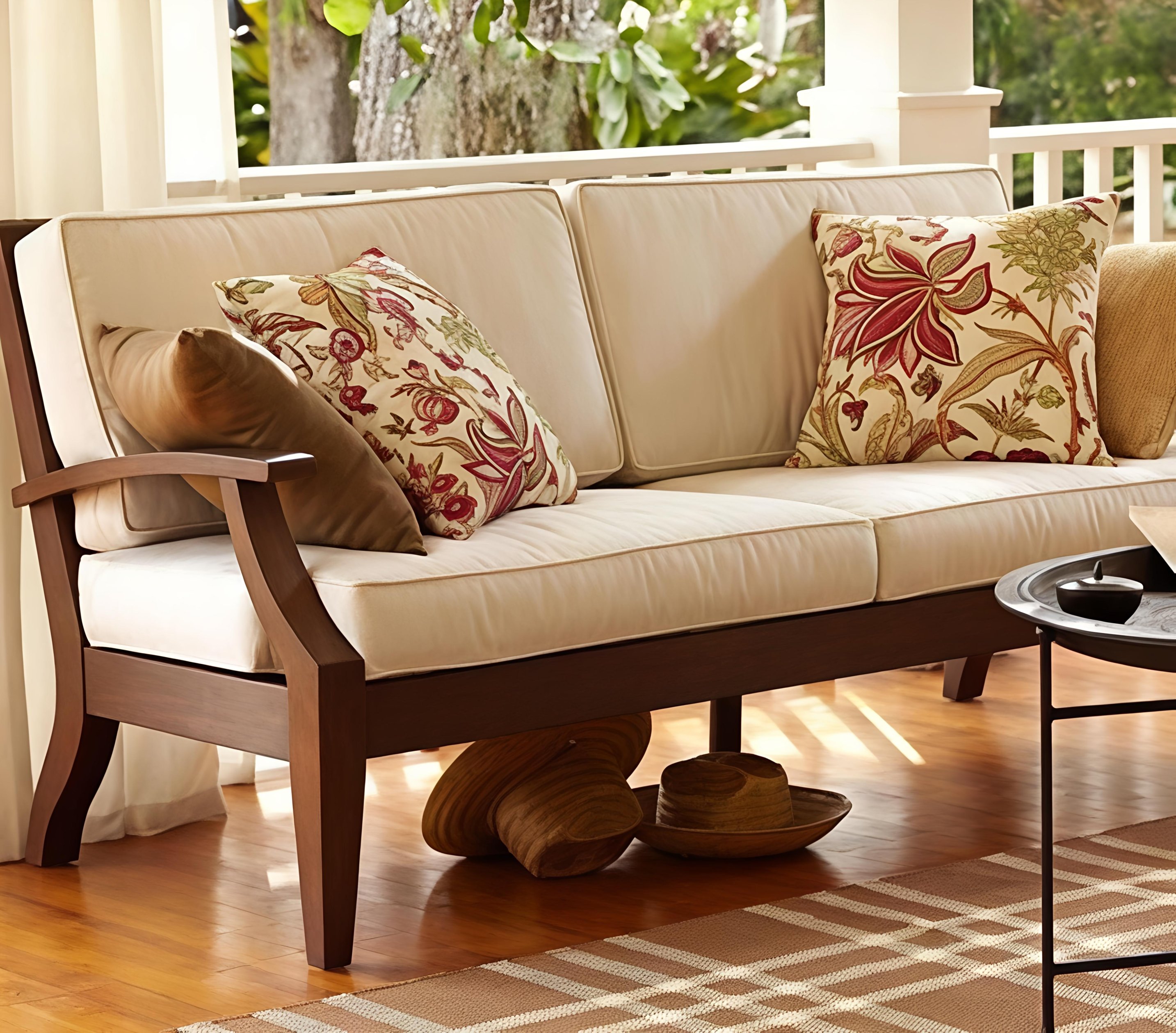 Solid Wood Mayor Sofa Set